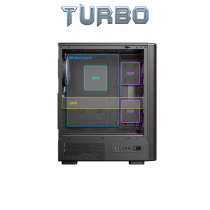 Case Gaming Antec VX310 4xFAN ARGB Mid-Tower + PSU 650W